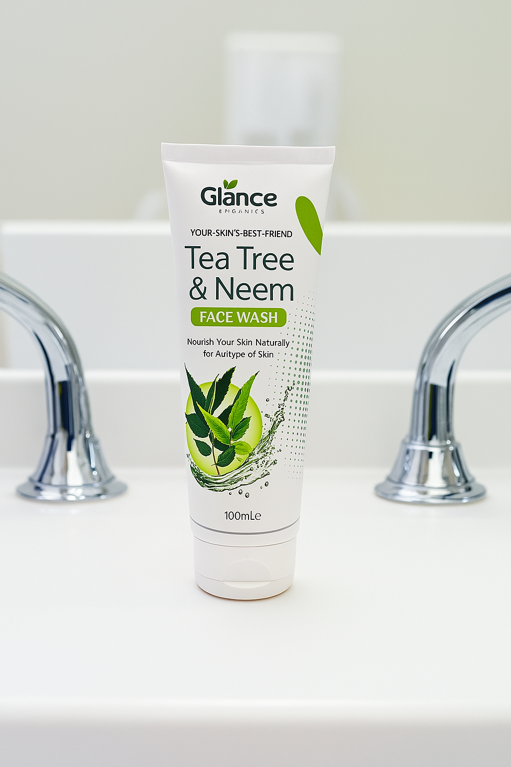 GLANCE ORGANIC TEA TREE & NEEM FACE WASH